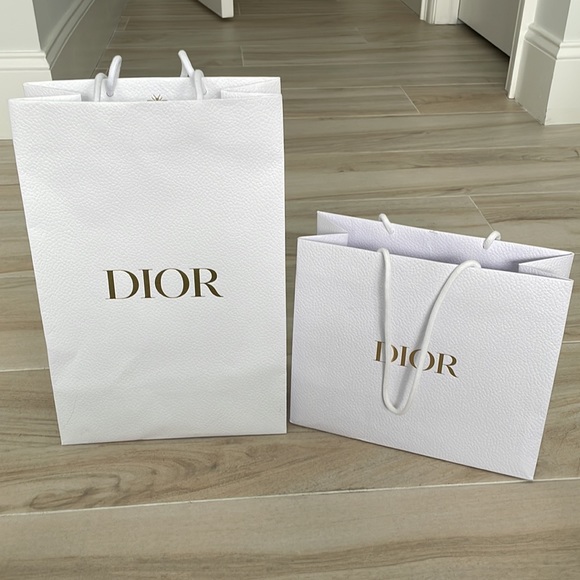 2 paper Dior bags - NEW - Picture 2 of 2